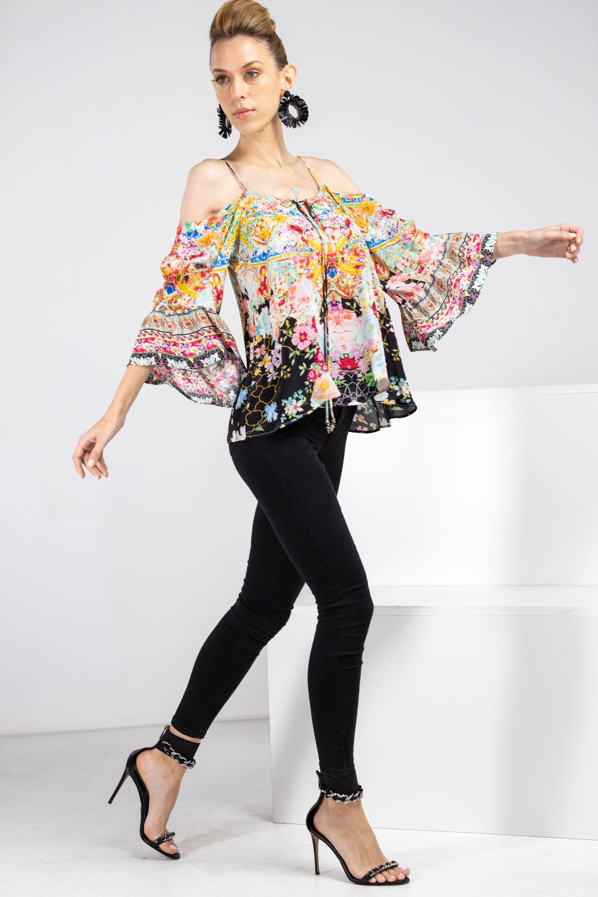 FLORINA NOIR - GYPSY TOP - TheSwankStore