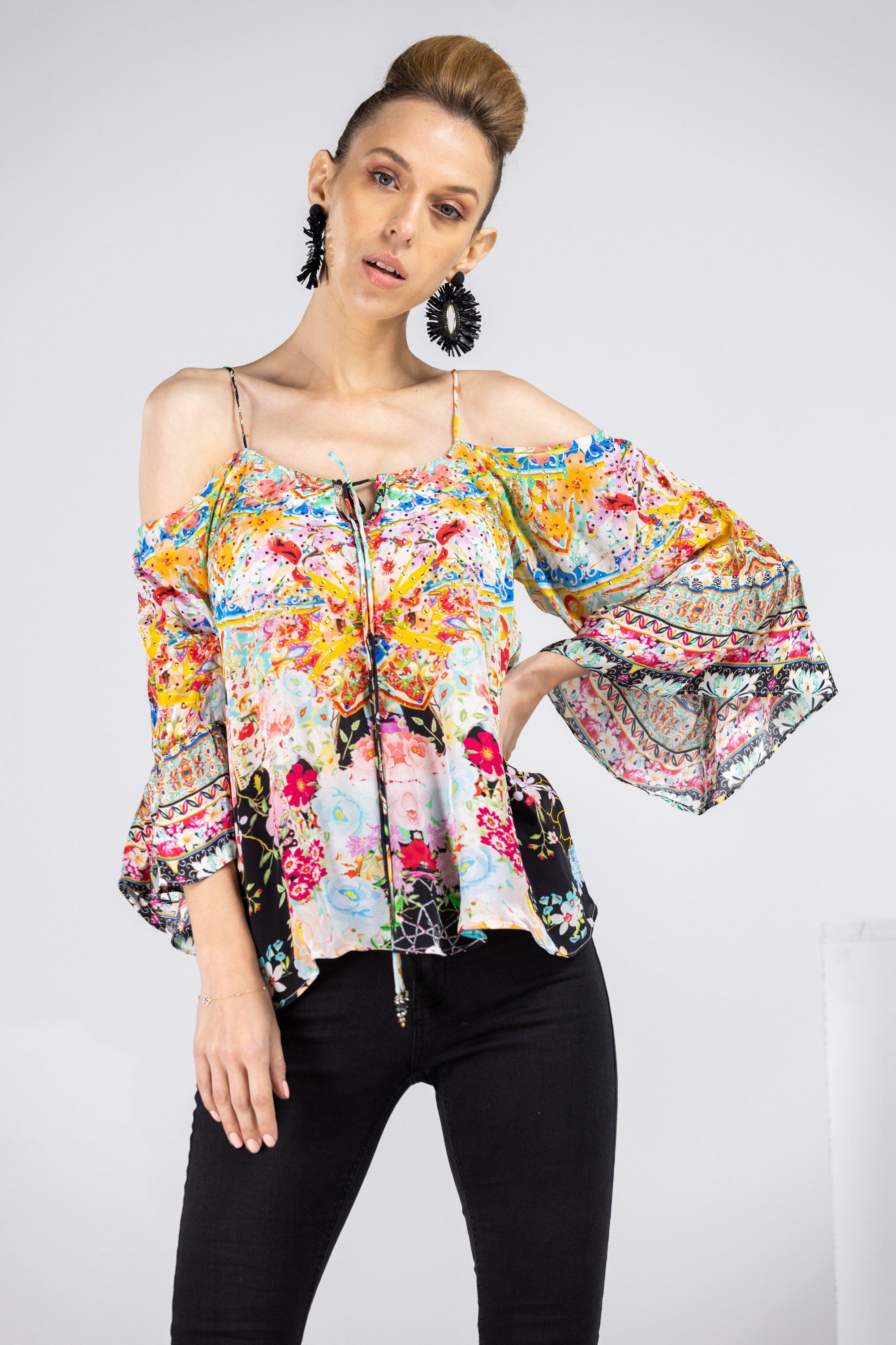 FLORINA NOIR - GYPSY TOP - TheSwankStore