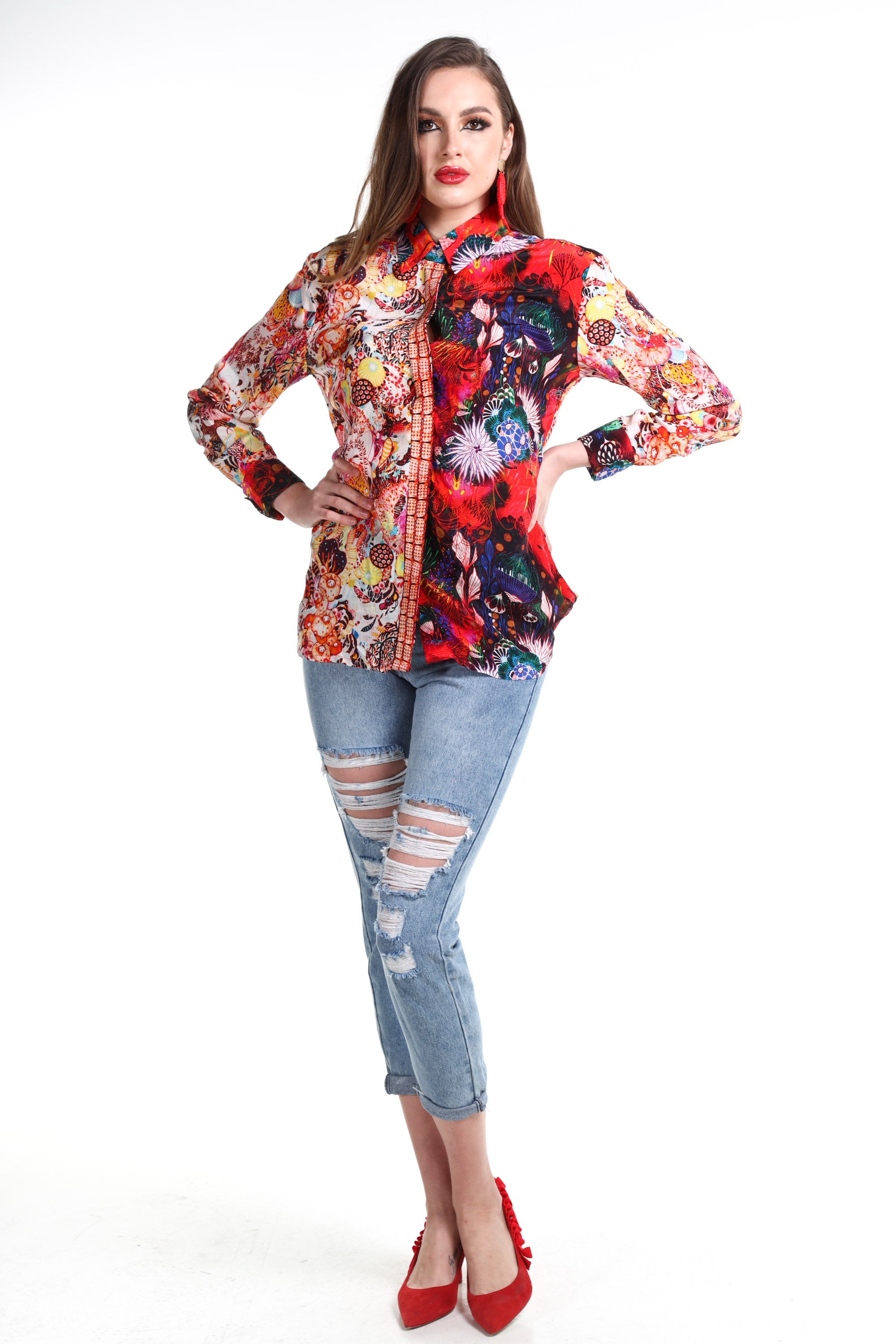 CORRALLE - COLLAR SHIRT - TheSwankStore