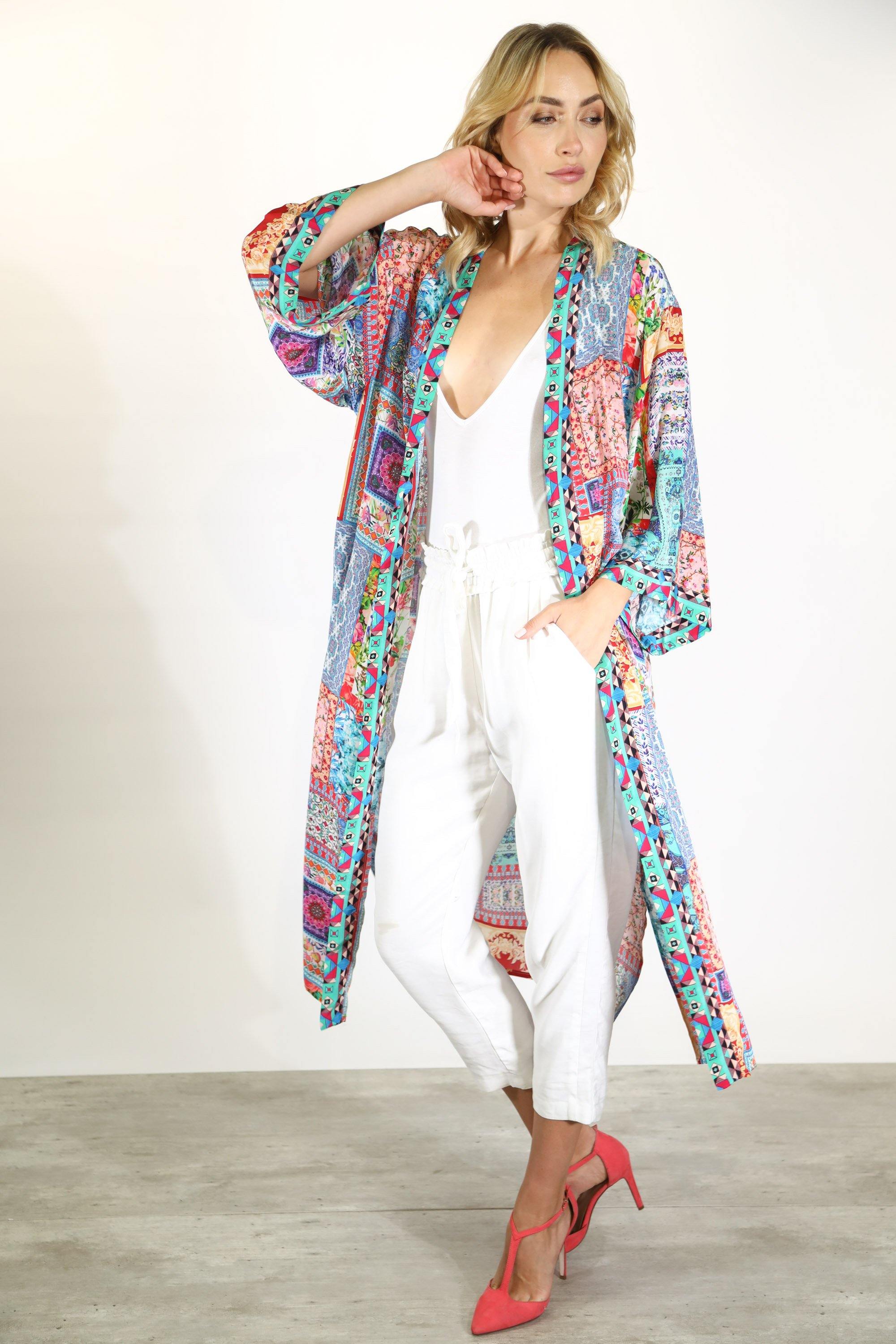 DAMASCUS - KIMONO SHRUG (LONG) - TheSwankStore