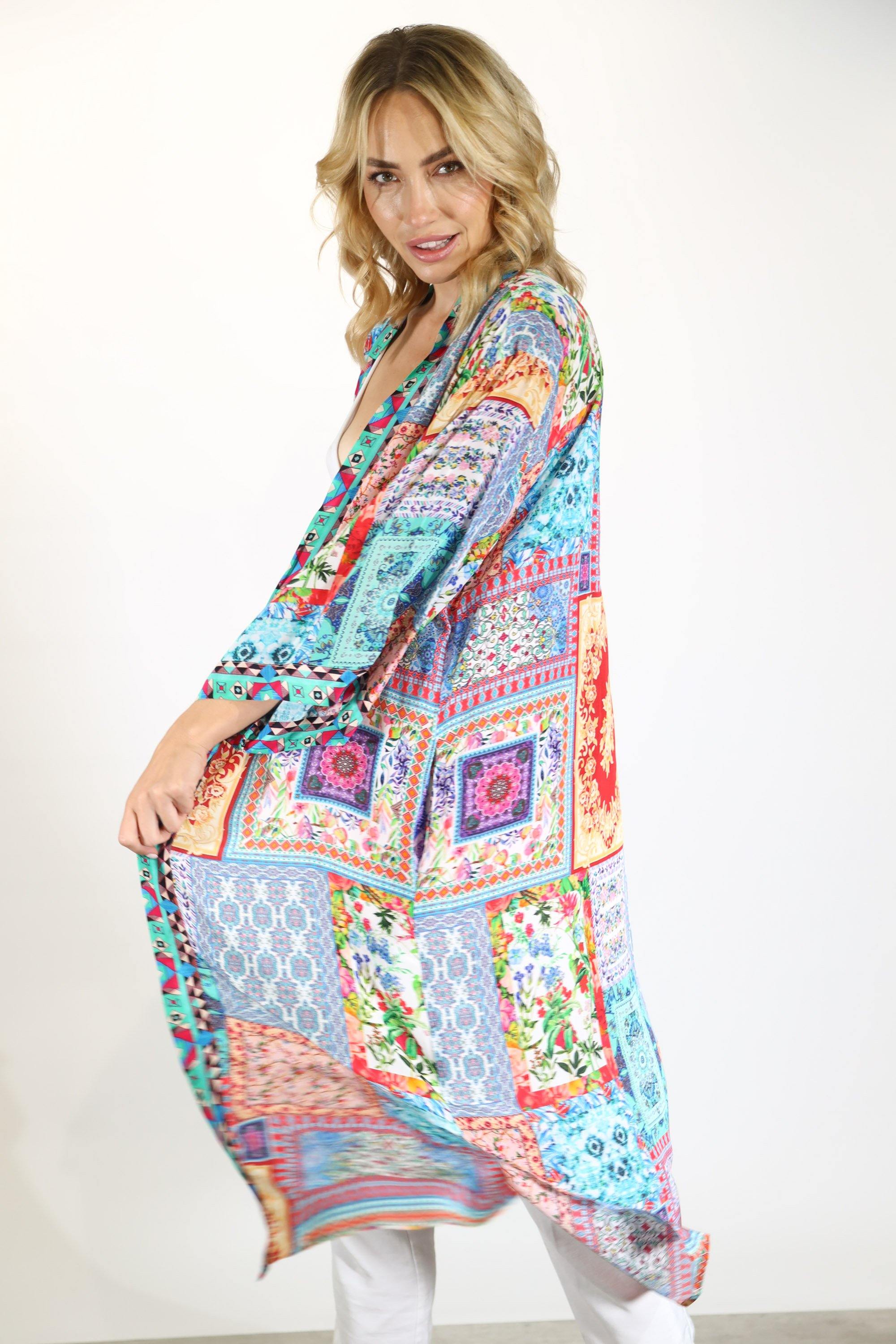 DAMASCUS - KIMONO SHRUG (LONG) - TheSwankStore