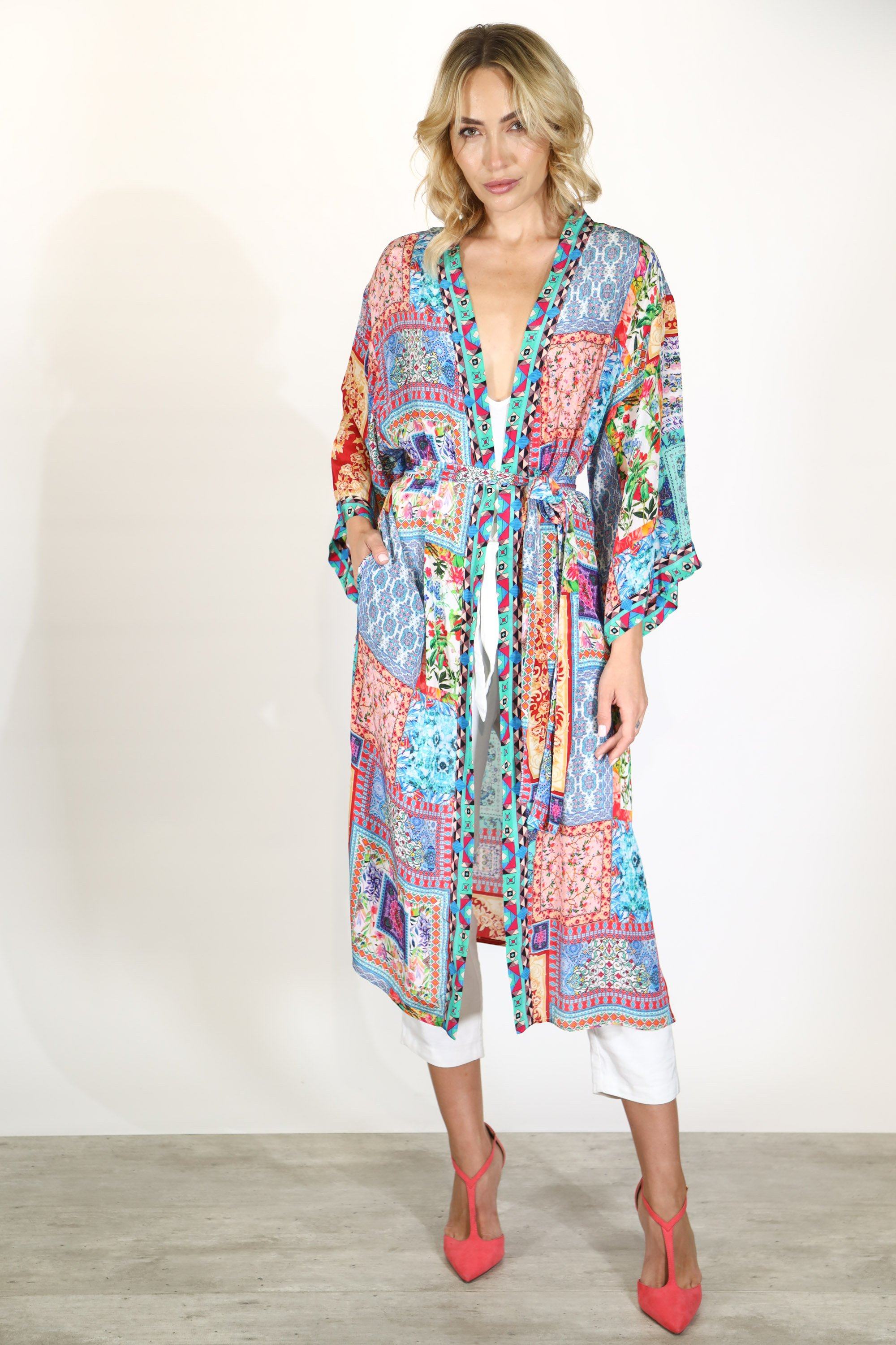 DAMASCUS - KIMONO SHRUG (LONG) - TheSwankStore