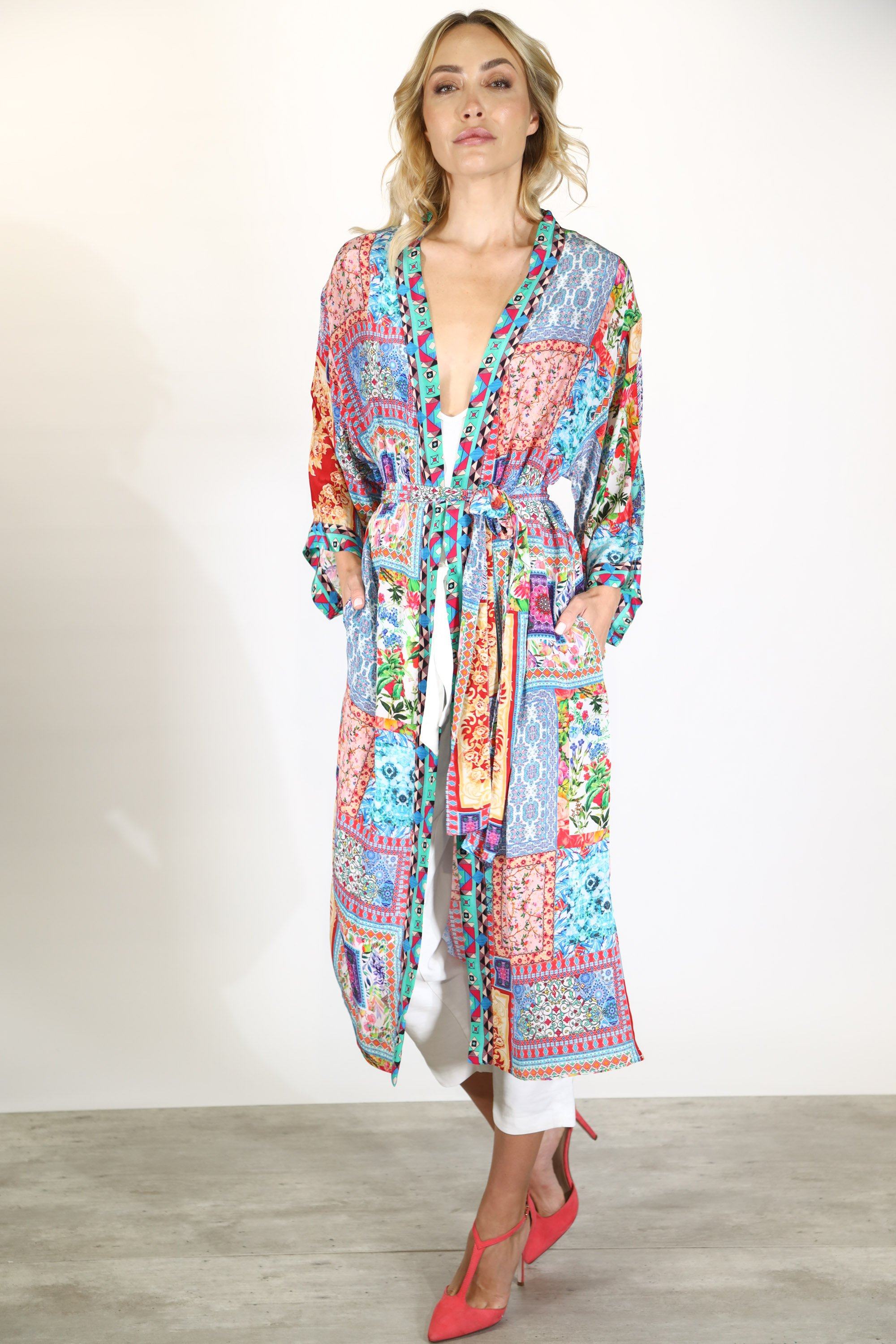 DAMASCUS - KIMONO SHRUG (LONG) - TheSwankStore