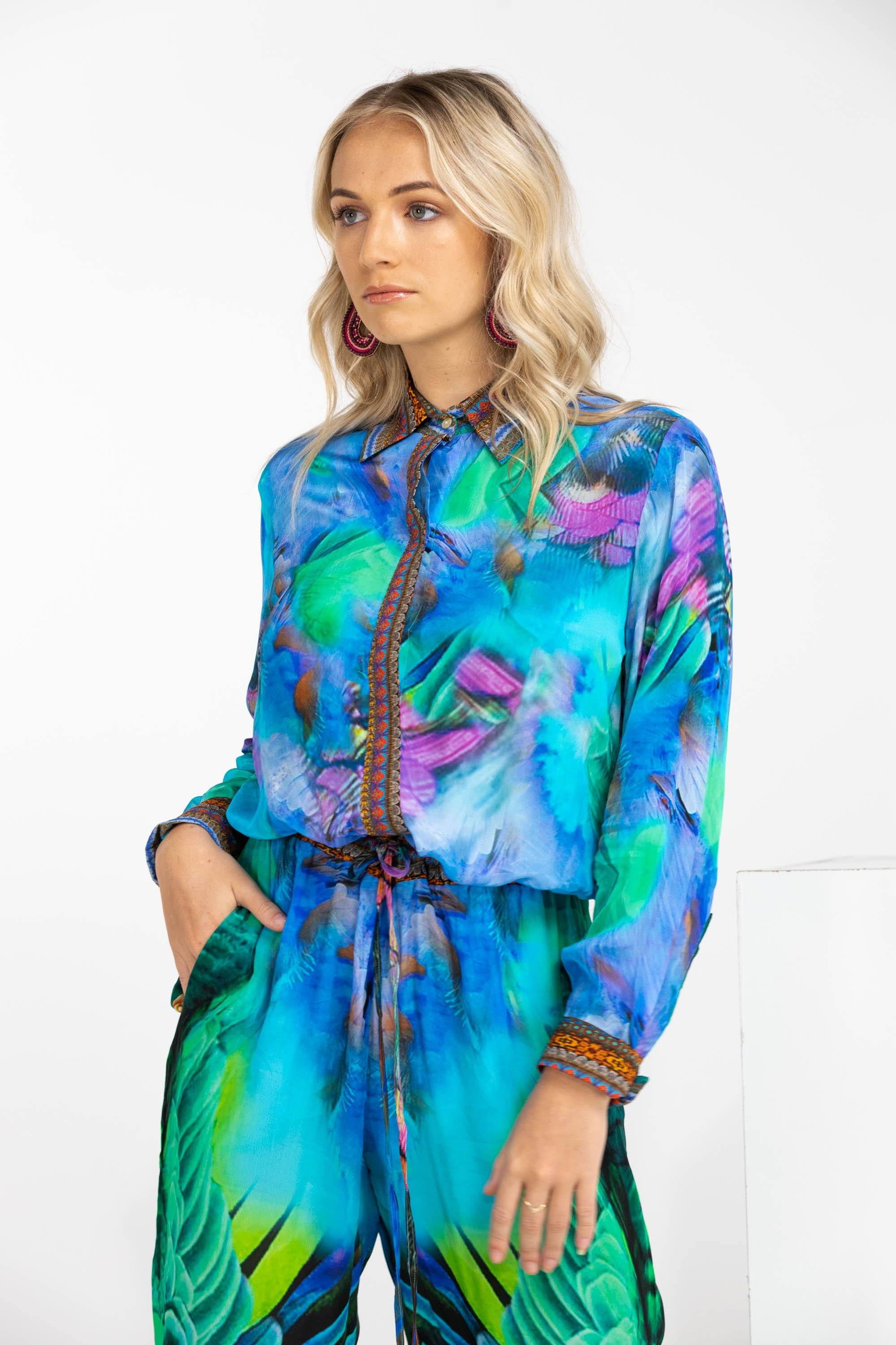 EMERALD STONE - JUMPSUIT WITH SLEEVES - TheSwankStore