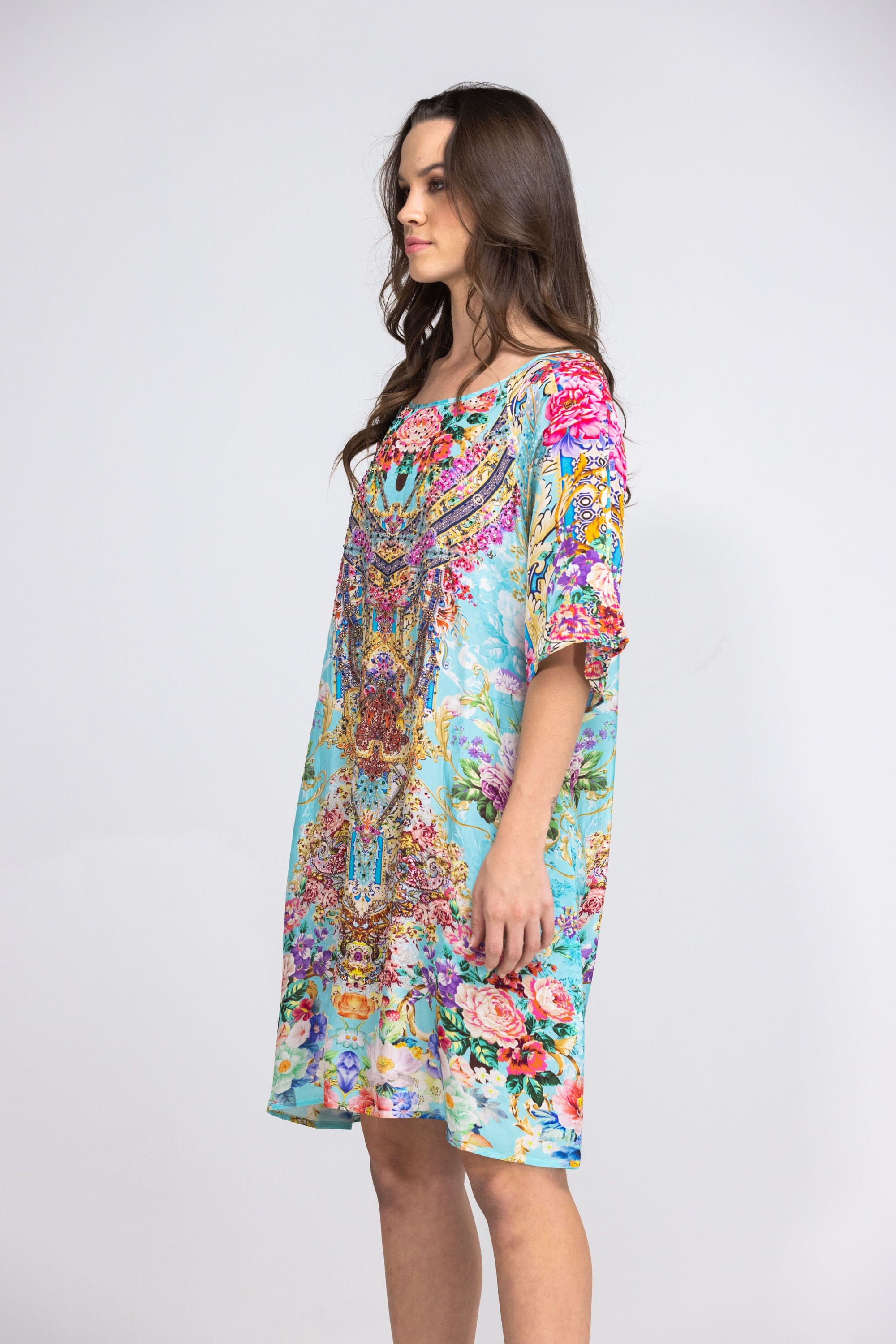 FLORINA JOUR - SLIT SLEEVE DRESS - TheSwankStore