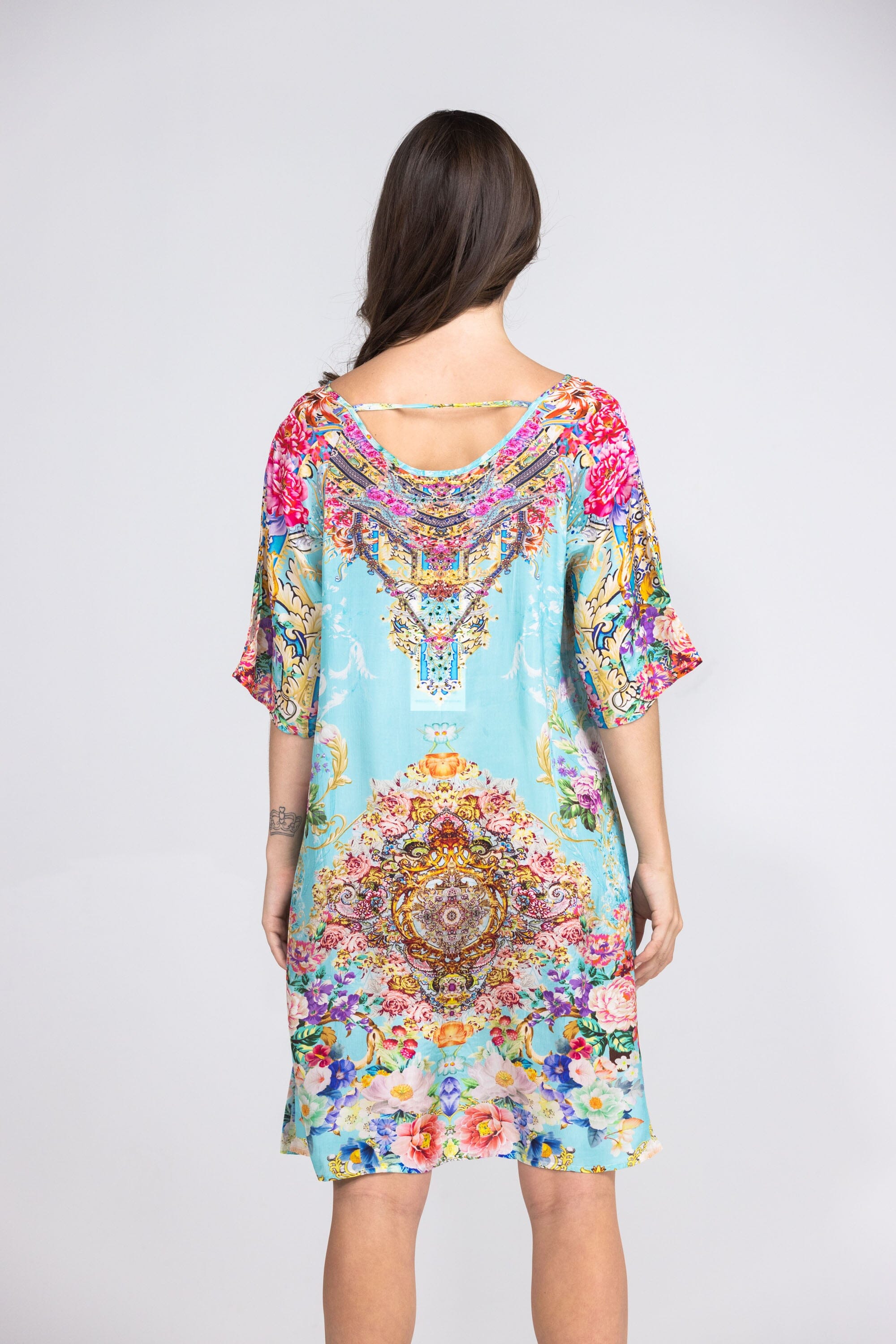 FLORINA JOUR - SLIT SLEEVE DRESS - TheSwankStore