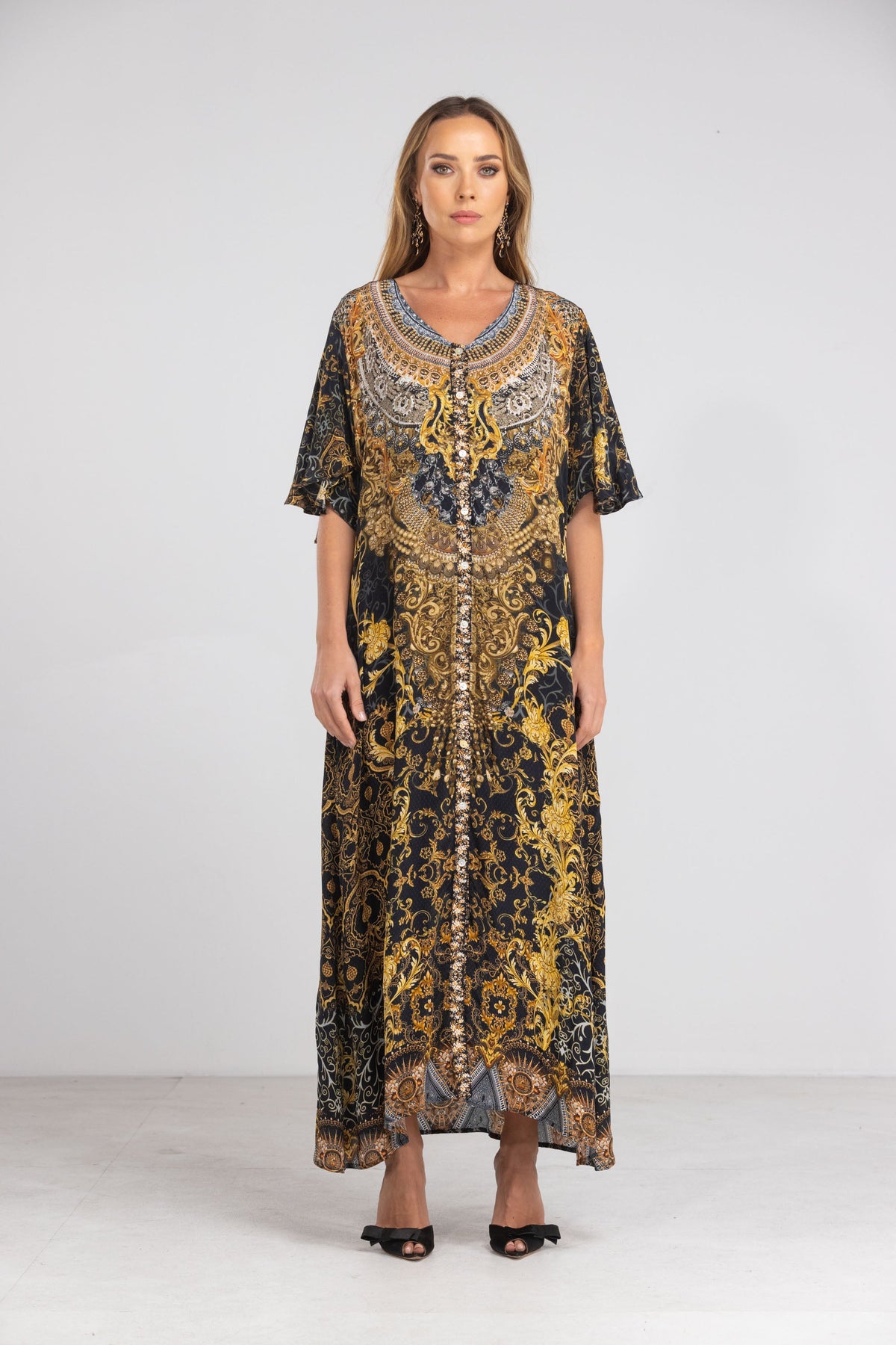 VALLETTA - MAXI SUN DRESS (Size XL/XXL - 18-20) - TheSwankStore