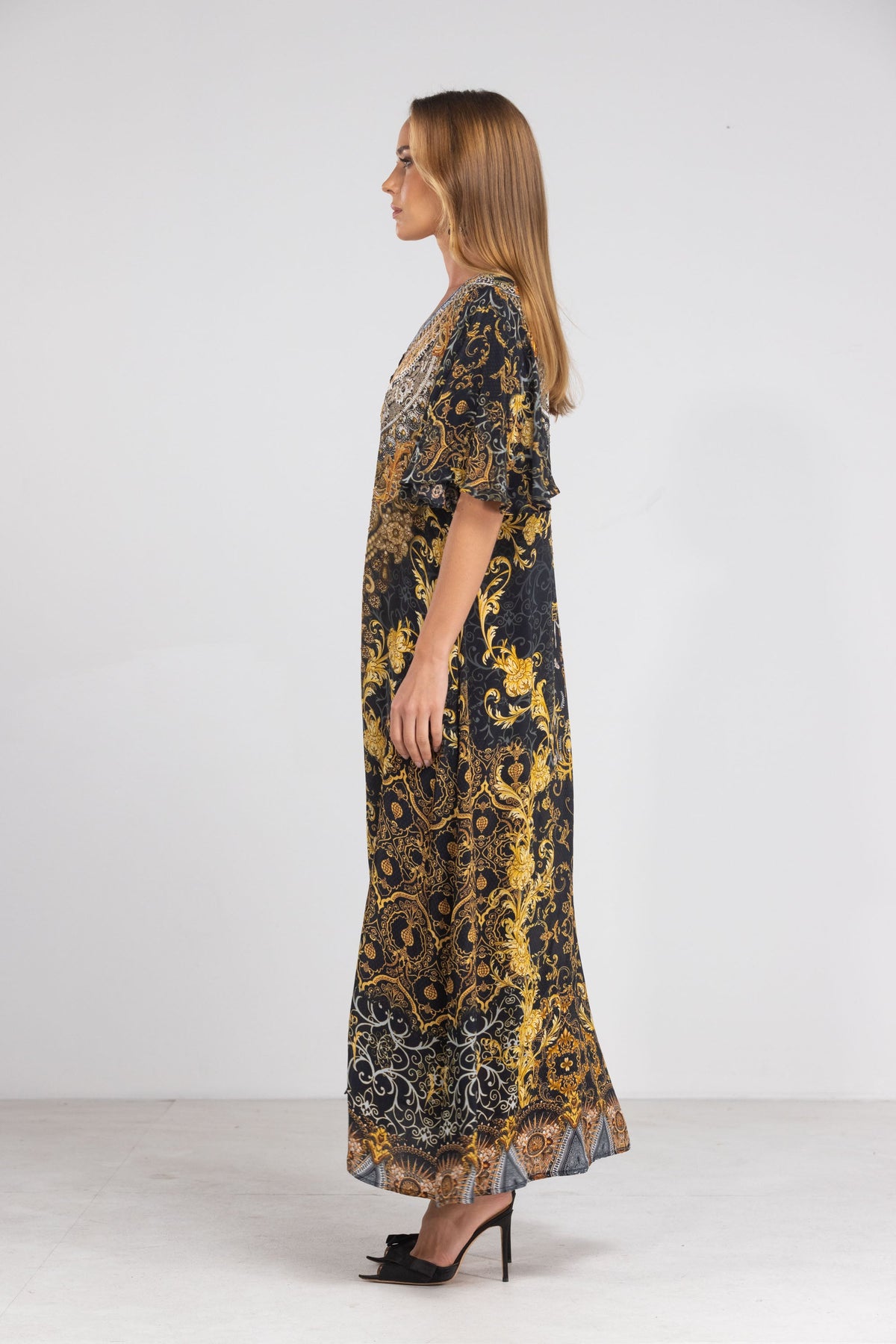 VALLETTA - MAXI SUN DRESS (Size XL/XXL - 18-20) - TheSwankStore