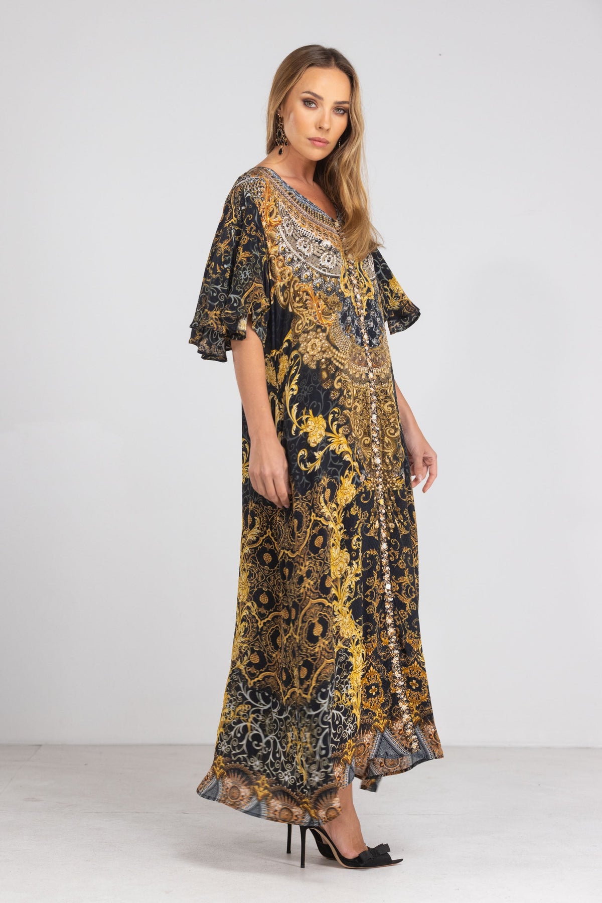 VALLETTA - MAXI SUN DRESS (Size XL/XXL - 18-20) - TheSwankStore