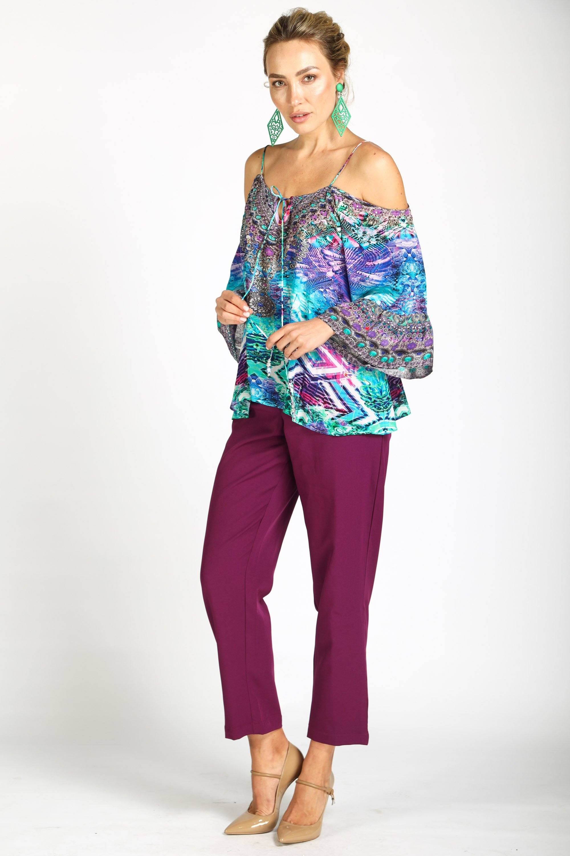 INDIGO SUMMER - GYPSY TOP - TheSwankStore