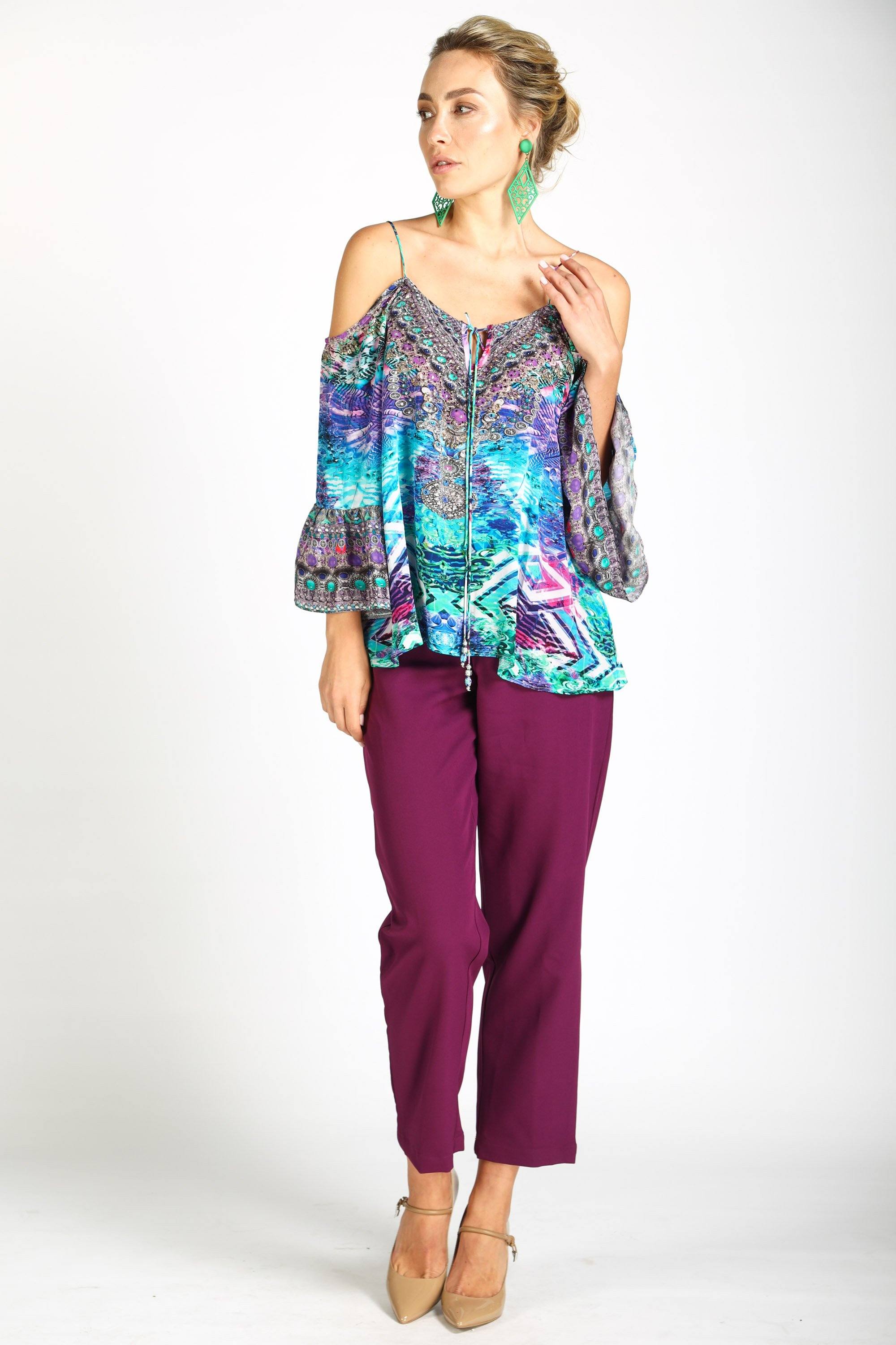 INDIGO SUMMER - GYPSY TOP - TheSwankStore
