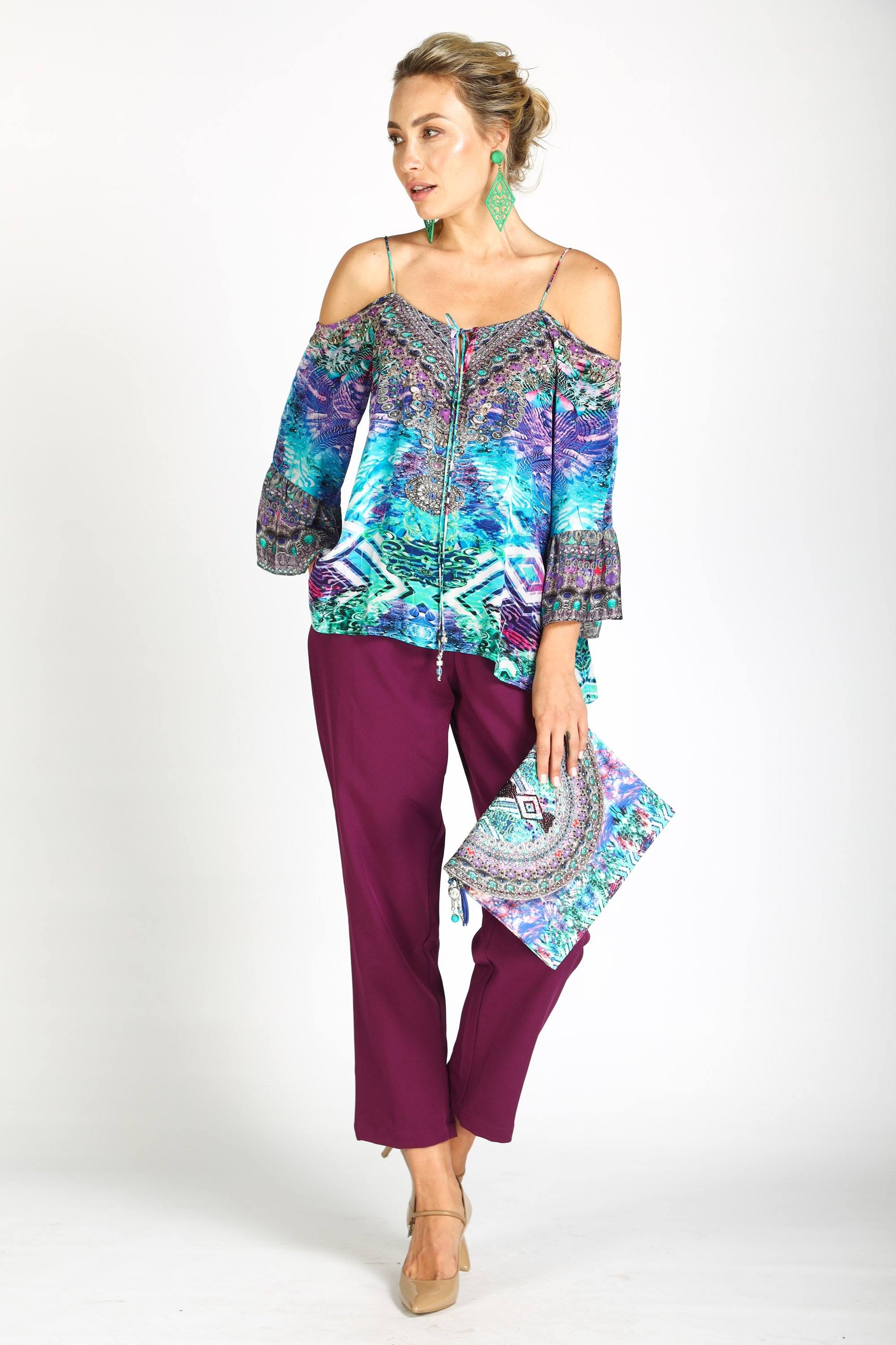 INDIGO SUMMER - GYPSY TOP - TheSwankStore