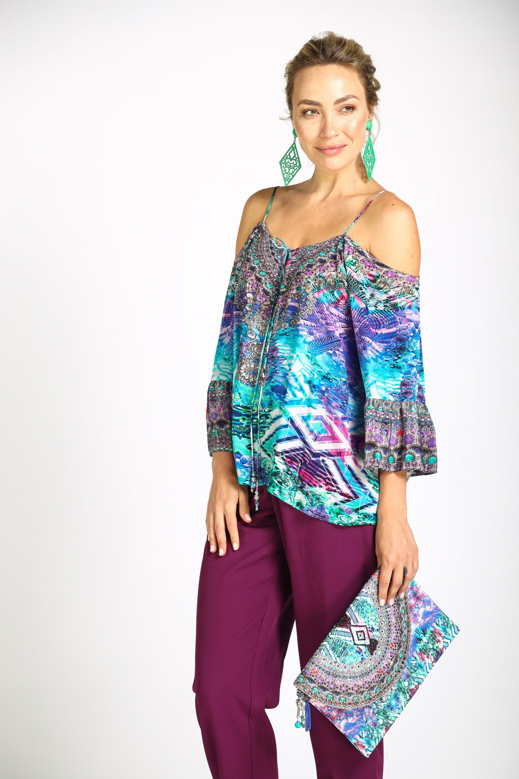 INDIGO SUMMER - GYPSY TOP - TheSwankStore