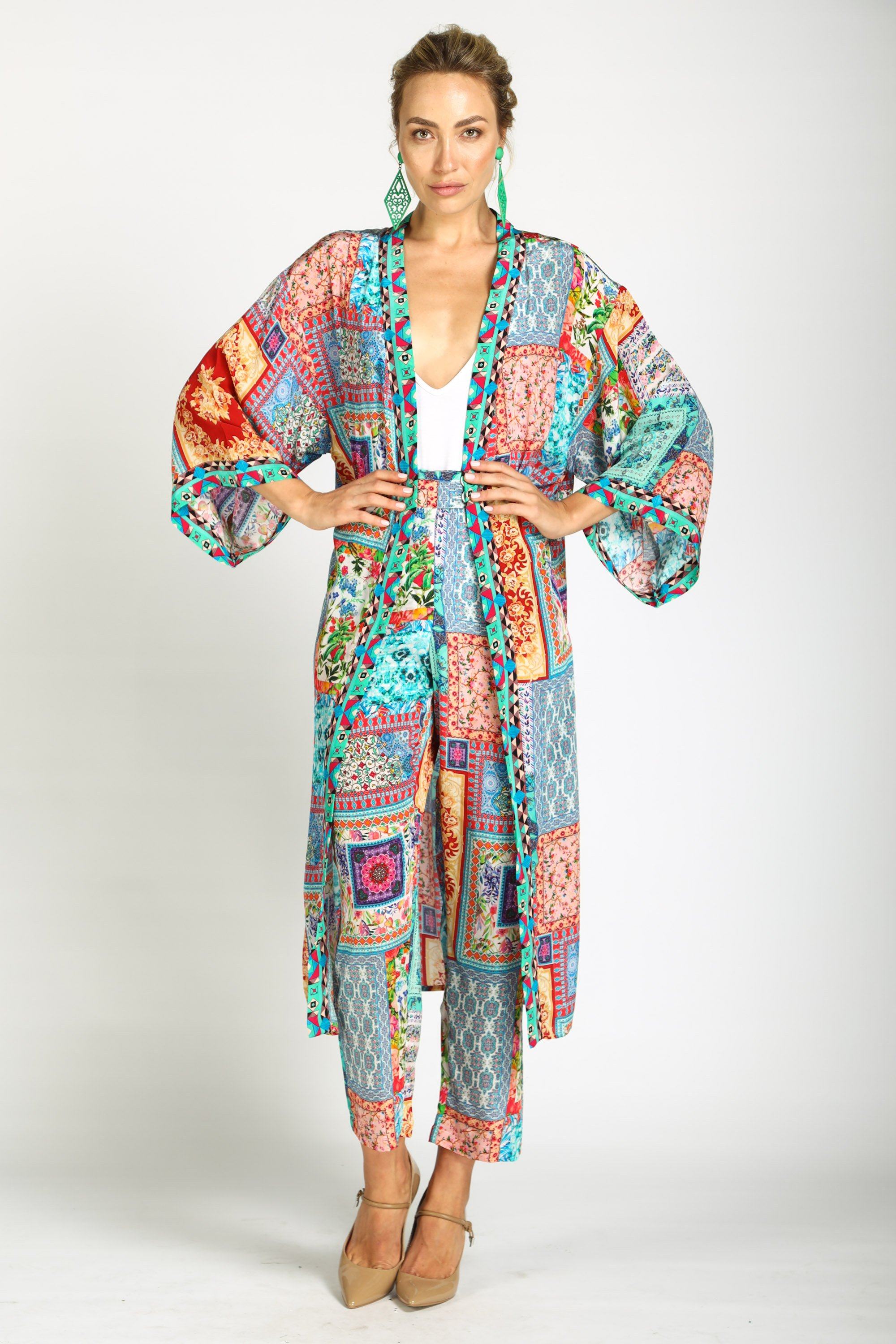 DAMASCUS - KIMONO SHRUG (LONG) - TheSwankStore
