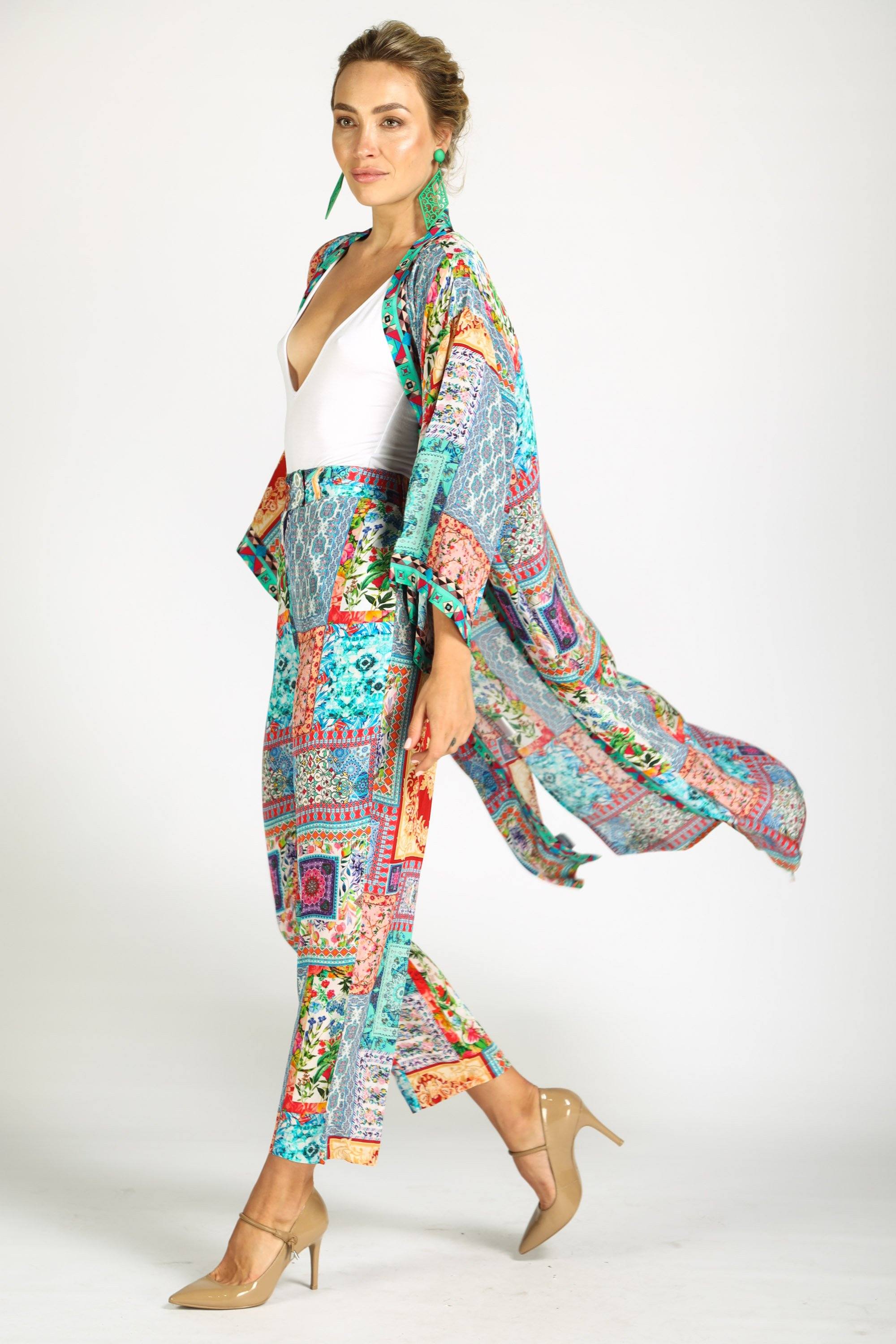 DAMASCUS - KIMONO SHRUG (LONG) - TheSwankStore