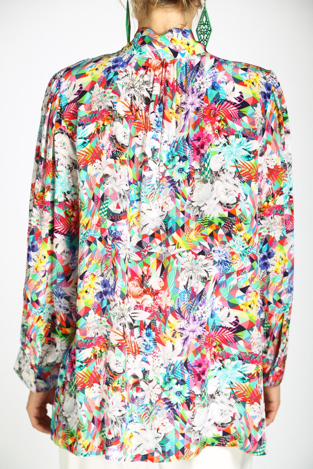 THE ARIA - BOHEME SHIRT WITH NECK TIE - TheSwankStore