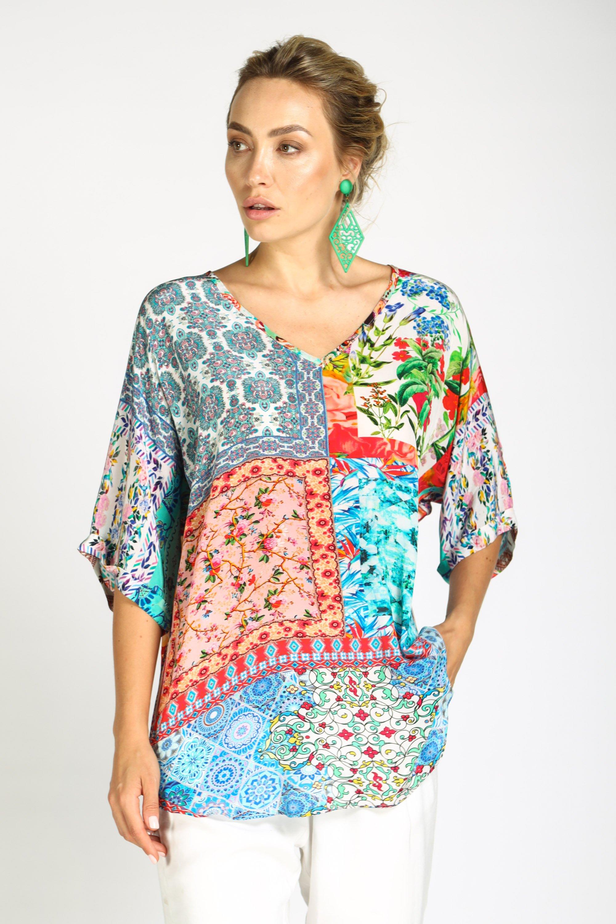 DAMASCUS - KAFTAN TOP (Shorter Style) - TheSwankStore