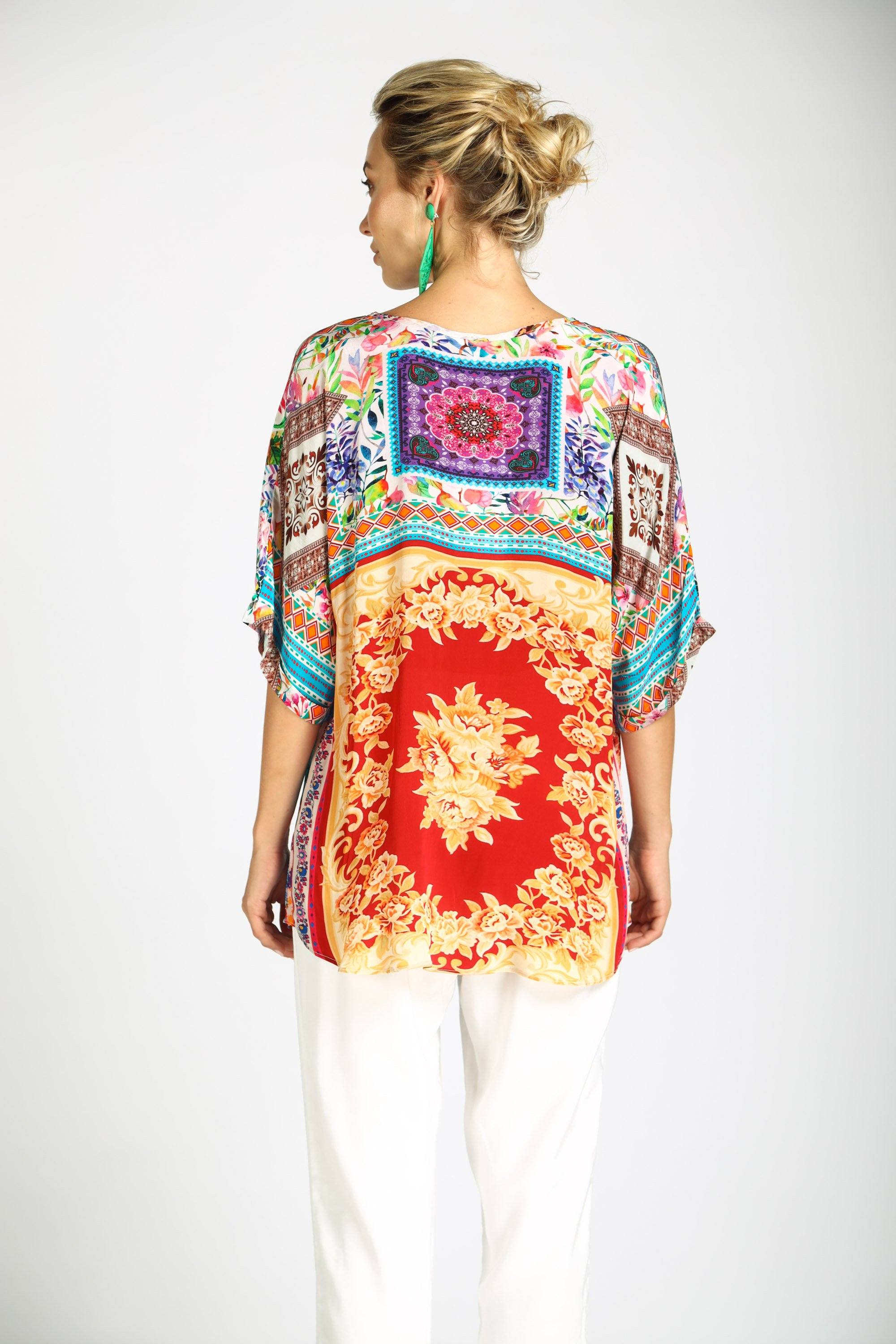 DAMASCUS - KAFTAN TOP (Shorter Style) - TheSwankStore