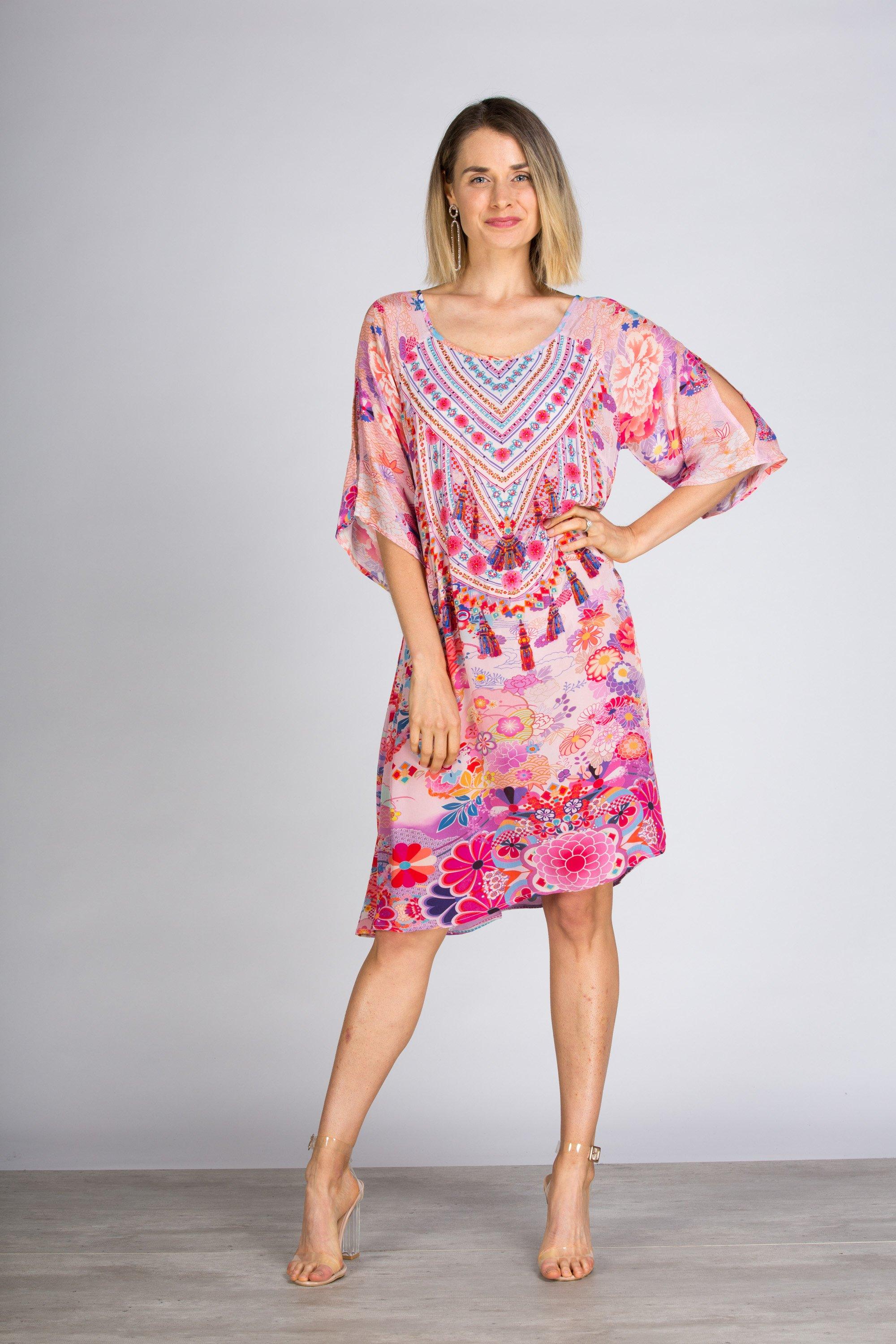 CHERRY BLOSSOM - SLIT SLEEVE DRESS - TheSwankStore