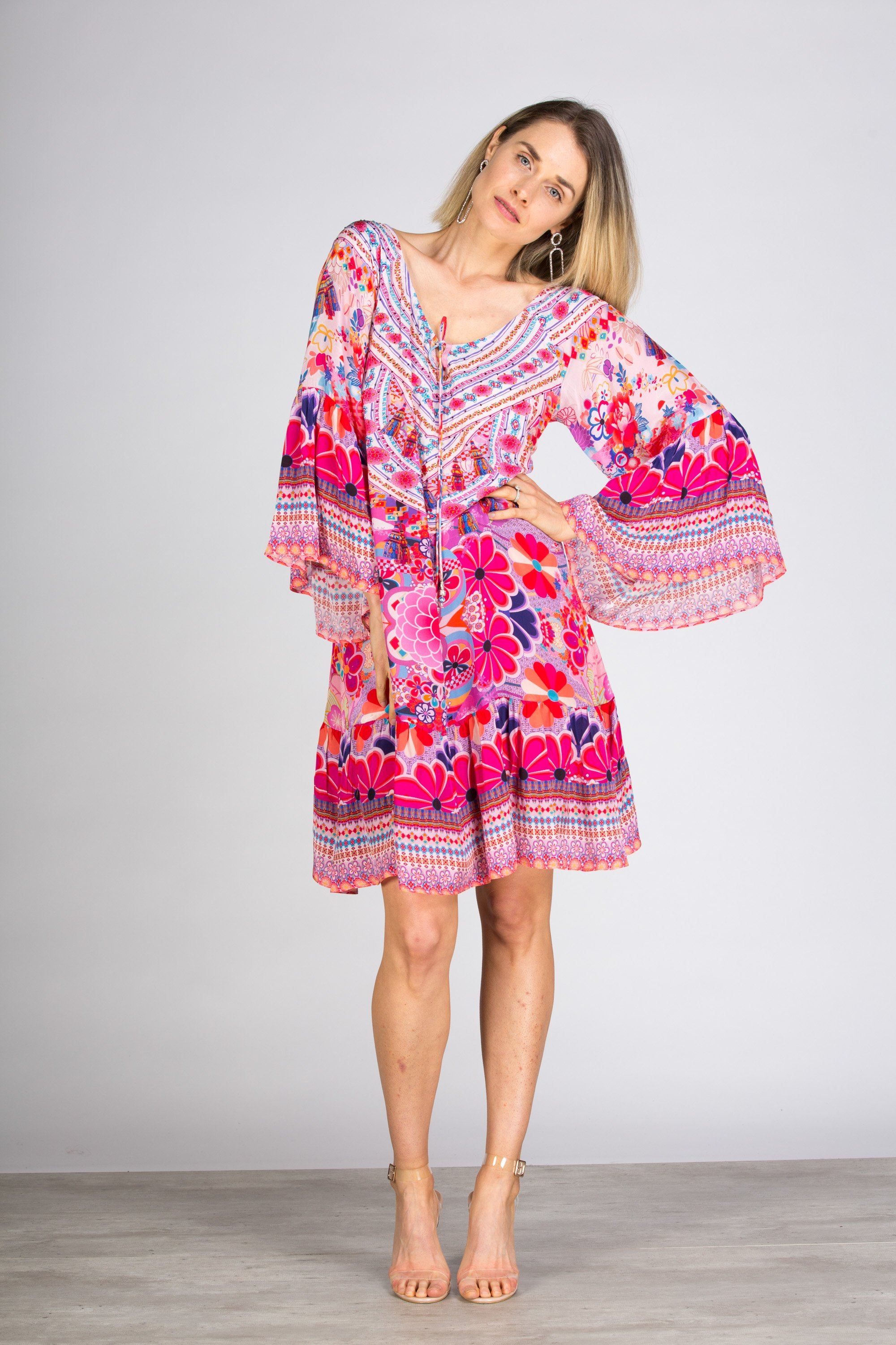 CHERRY BLOSSOM - GYPSY DRESS - TheSwankStore