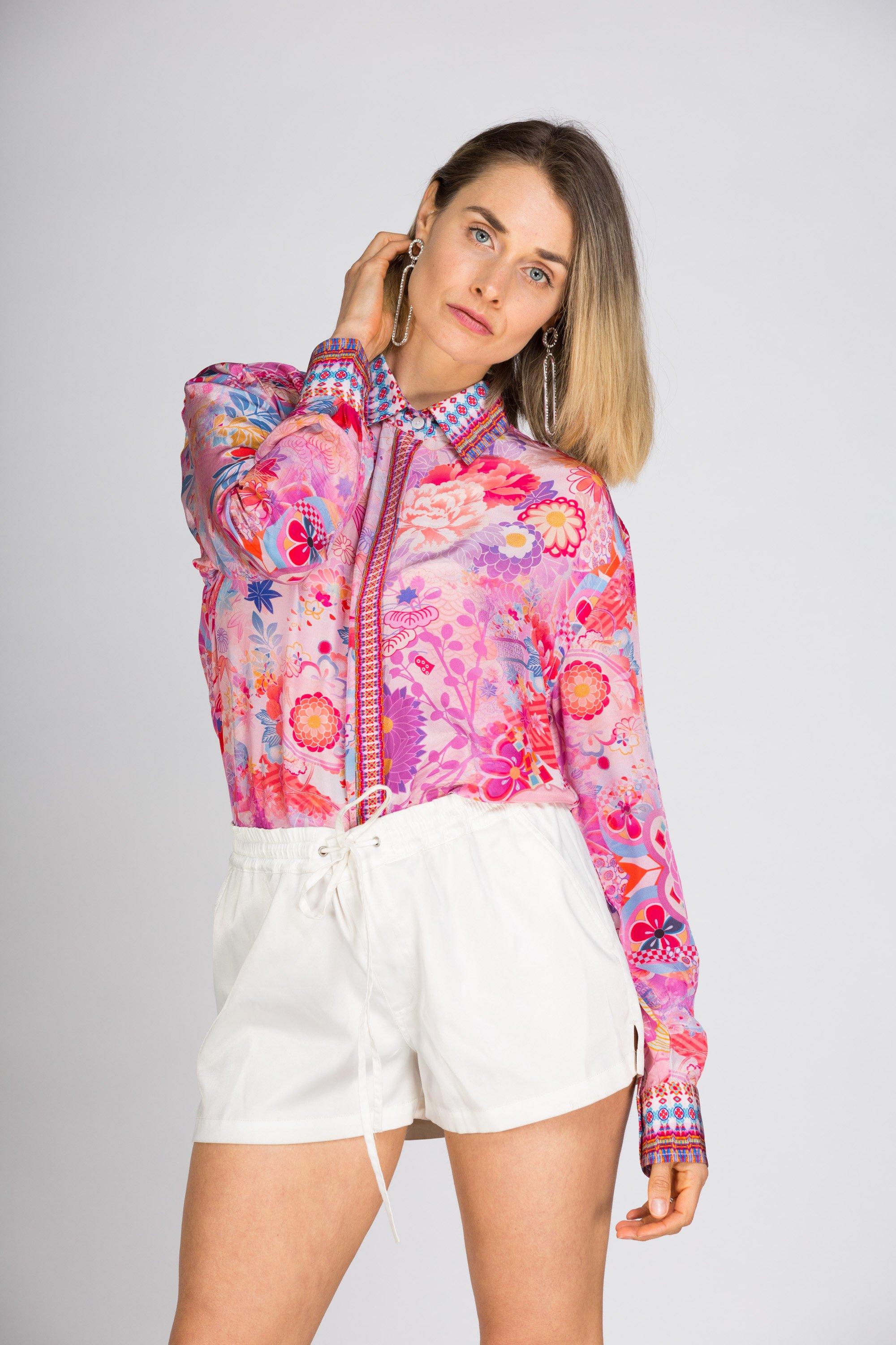 CHERRY BLOSSOM - COLLAR SHIRT - TheSwankStore