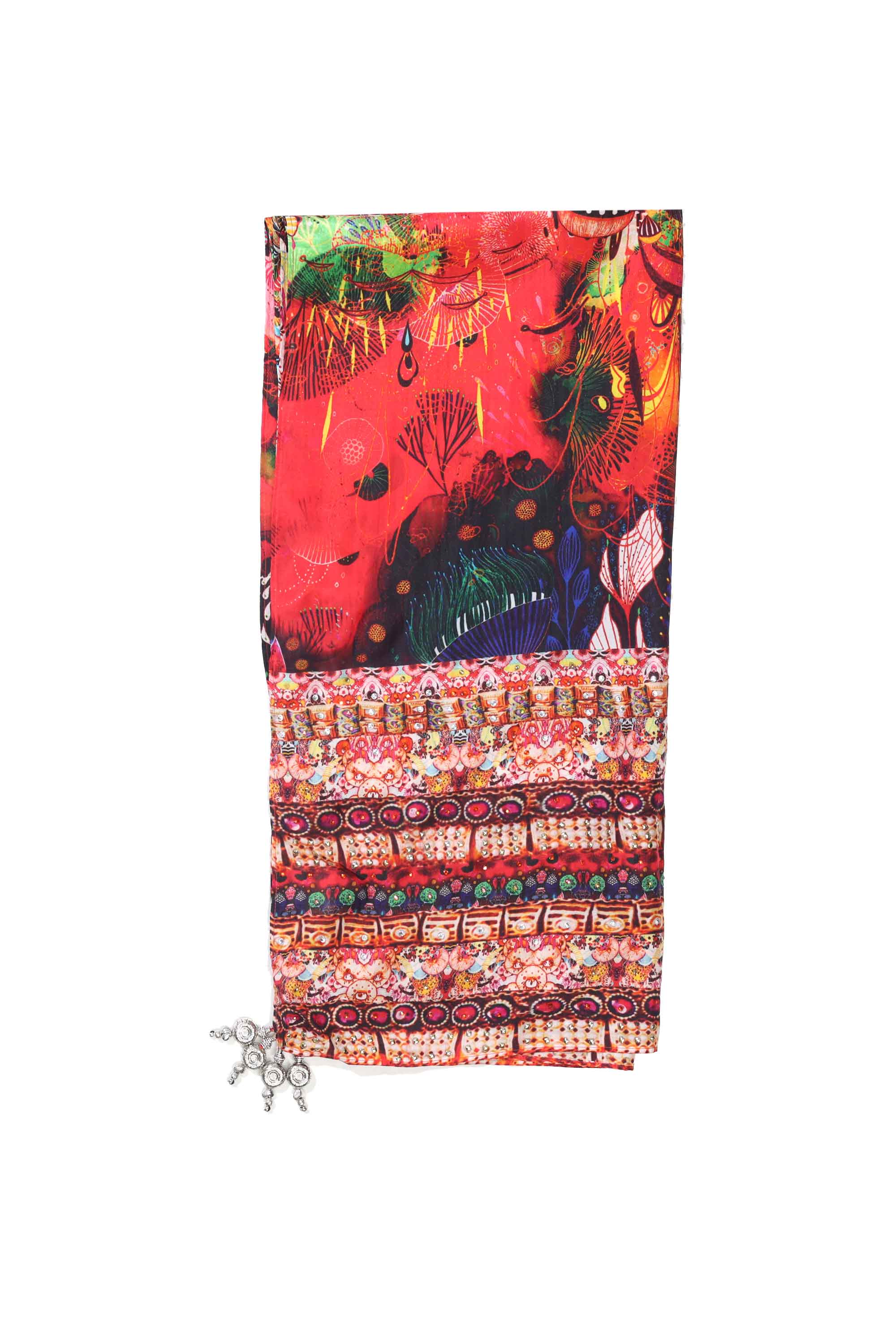 CORRALLE - SILK SCARF - TheSwankStore